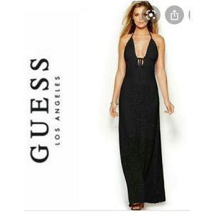 Guess Maxi Crochet Dress